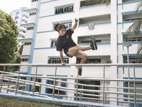 She teaches parkour to empower women and kids – and change the public’s perceptions about the sport