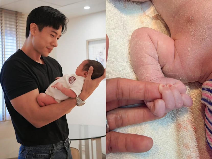 Singaporean actor Desmond Tan and wife welcome baby boy, their second child