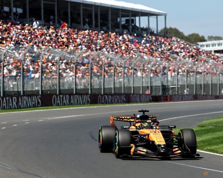 McLaren's Piastri fastest at home Grand Prix, Aston Martin battle