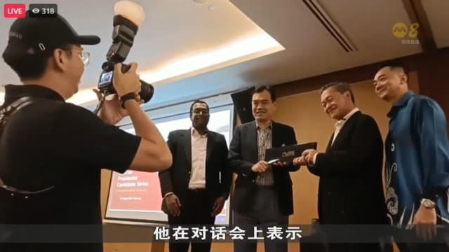 陈钦亮不选择参加全国大选 认为当总统更能代表国人