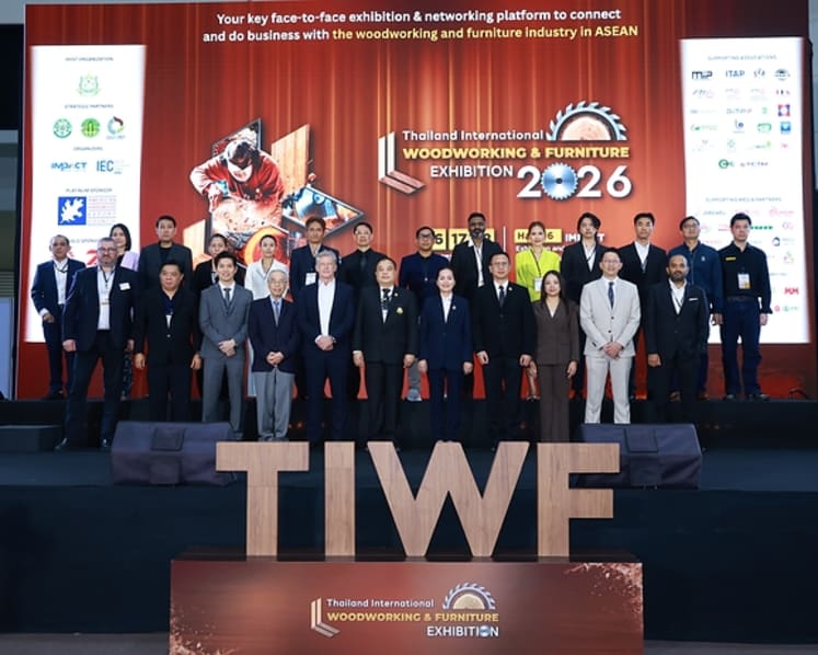 TIWF 2026 Opens 51% Larger, Strengthening Thailand's Position in ASEAN's Woodworking Industry