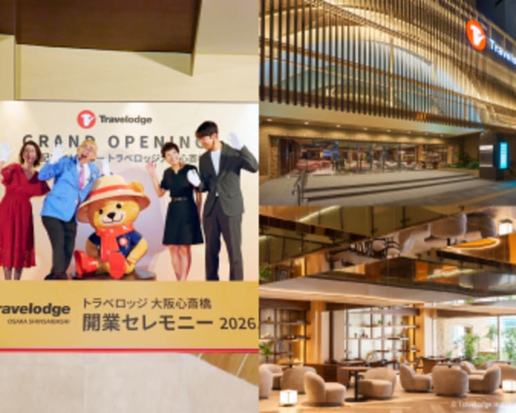 Travelodge Osaka Shinsaibashi Officially Opens, Marking a New Chapter for Travelodge Hotels Asia in Japan