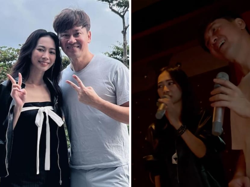 Mediacorp actress Bonnie Loo went karaoke with Taiwanese ballad prince Sam Lee