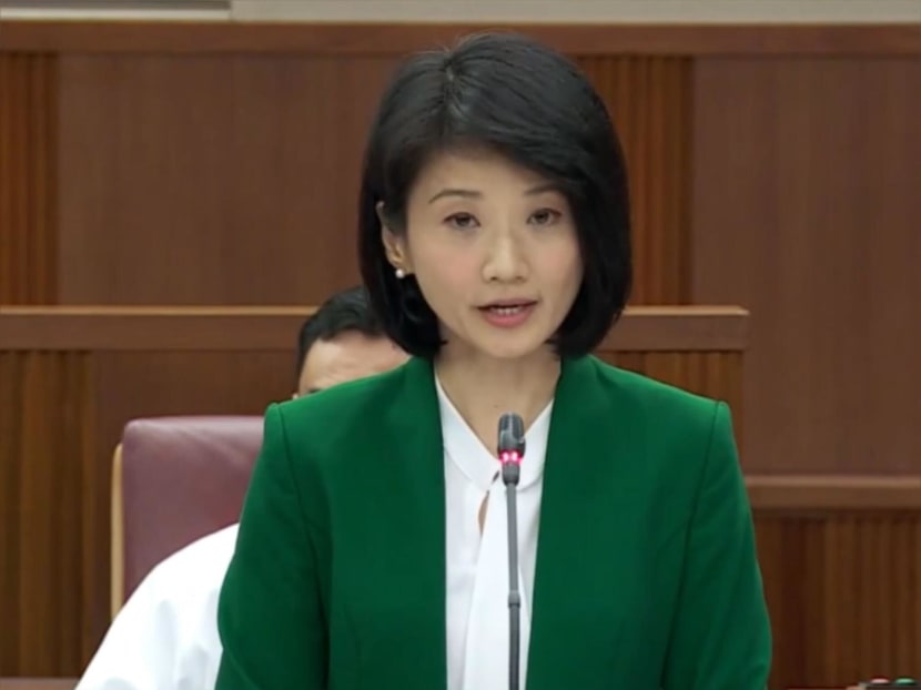 Ms Sun Xueling speaking in Parliament on Sept 18, 2023. Ms Sun Xueling speaking in Parliament on Sept 18, 2023.