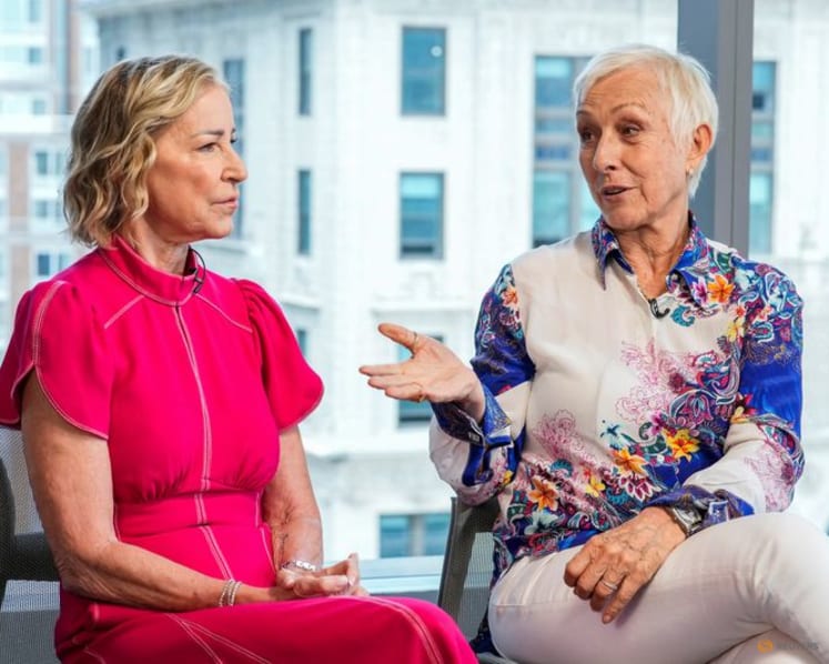 Rivals, soulmates and survivors, Chris and Martina together again in New York