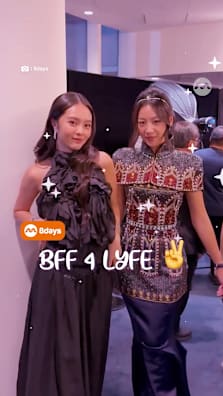 no words needed for Chantelle Ng and Tasha Low #8dayssg #8dayssglocalent #starawards2026 #sa2026 #fashion 