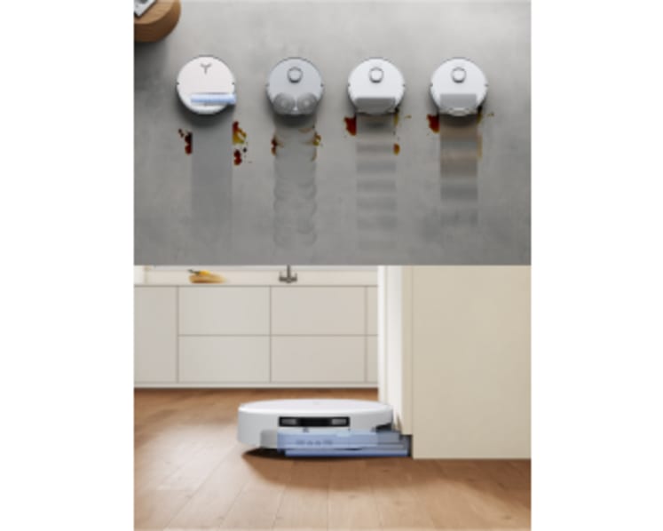 ECOVACS DEEBOT T90 PRO OMNI with OZMO ROLLER 3.0 and PowerBoost Technology: Simple by Design, Powerful in Action 