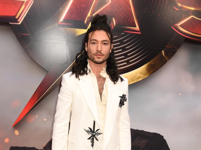 Ezra Miller makes rare public appearance since misconduct allegations at The Flash premiere