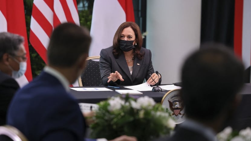 Kamala Harris criticises China’s actions in South China Sea, but says US is not asking others to pick sides