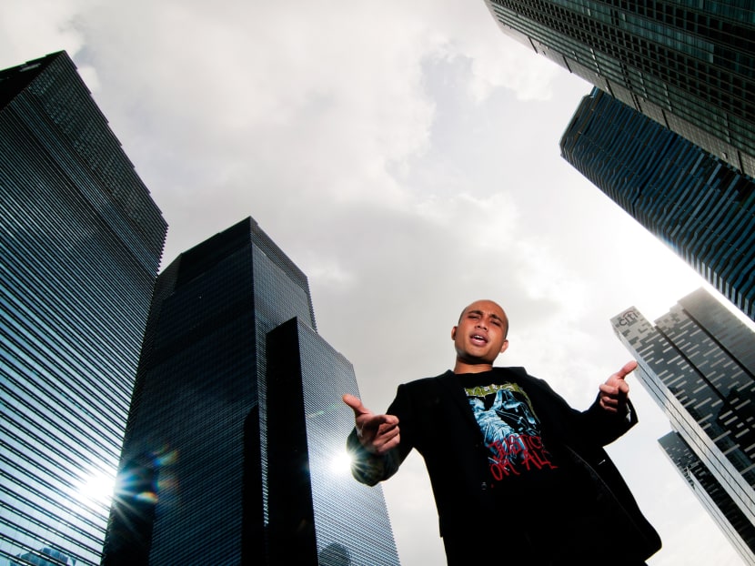 Fuzz delights audiences with his homegrown brand of Singaporean humour.