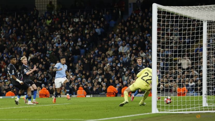 Man City scrape into Champions League knockouts with comeback win over Brugge