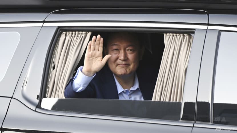 Ousted South Korean President Yoon leaves official residence Ousted South Korean President Yoon leaves official residence