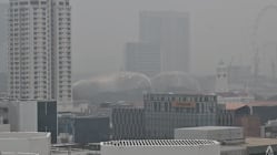 Mutu udara seluruh SG catat paras tidak sihat; PM2.5 cecah julat 'tinggi' di bahagian barat