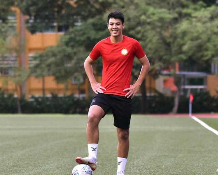 Born in Greece, scoring in Singapore: The JC student making his mark as a professional footballer