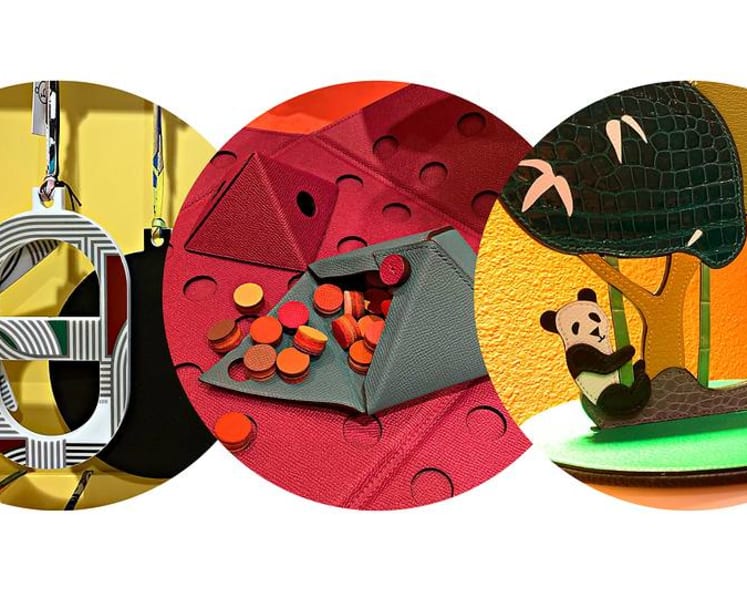 Now in Singapore: Hermes's playful objects upcycled from leftover