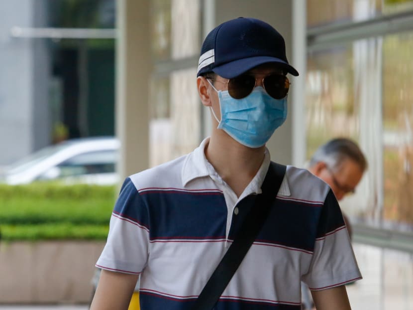 Terence Siow Kai Yuan entering the Supreme Court on March 10, 2020.