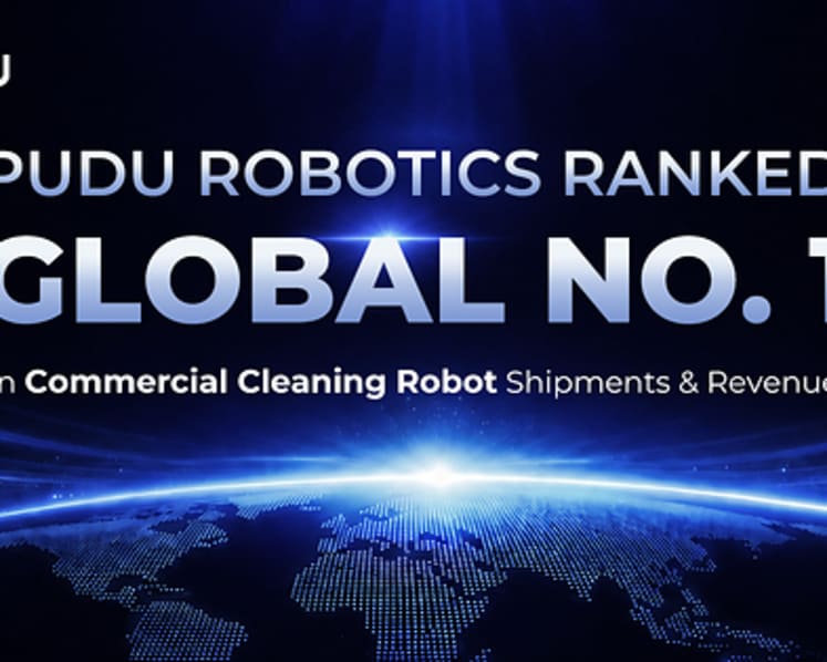 Pudu Robotics Ranked No. 1 Globally in Commercial Cleaning Robot Shipments and Revenue by Counterpoint Research