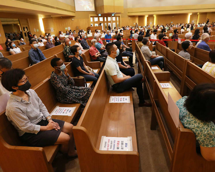 Religious groups still cautious about larger services, with only a few churches holding up to 250 people