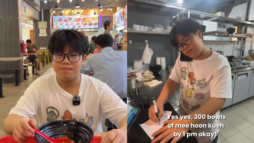 ‘I’m too famous already’: 12-year-old goes viral for promoting his mother's mee hoon kueh stall
