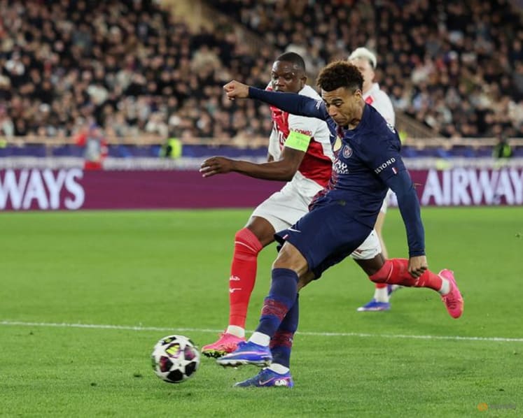 PSG rally from early deficit to beat Monaco 3-2 away in Champions League playoff