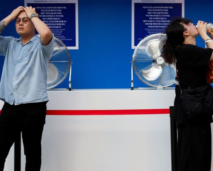 South Korea records its highest-ever temperature of 42.5°C