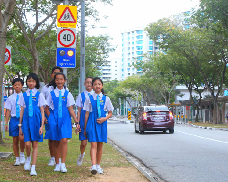 More road signs, signals stationed in school zones under LTA pilot project