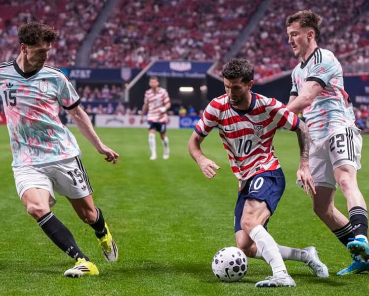 Fans furious over clash of kit colours in US v Belgium friendly