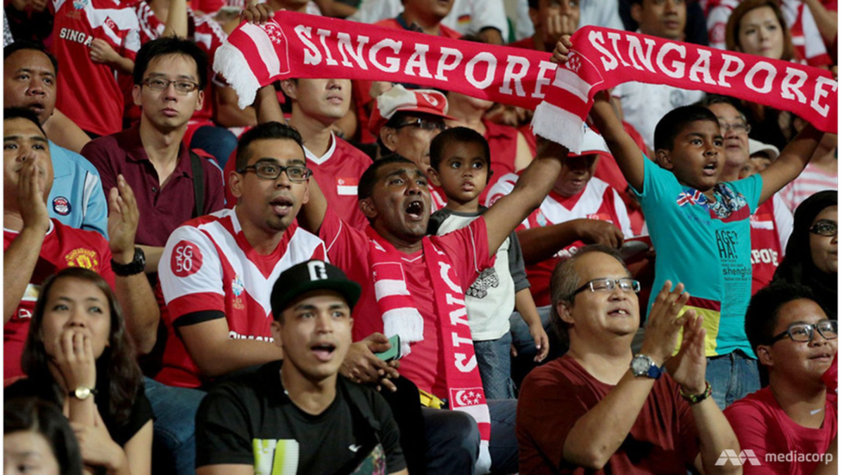 football fans in stadium football fans in stadium