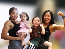 'My mummy is a bodybuilder': The women going for competition medals while raising children | Video