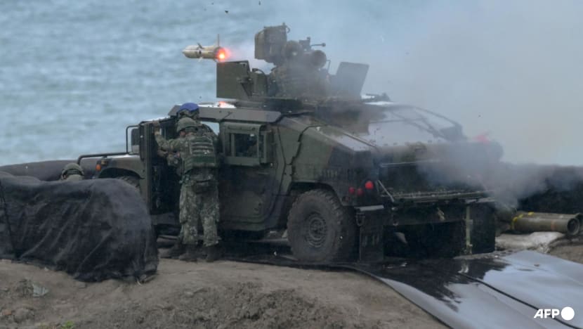 Taiwan drills with anti-amphibious landing missiles to deter China