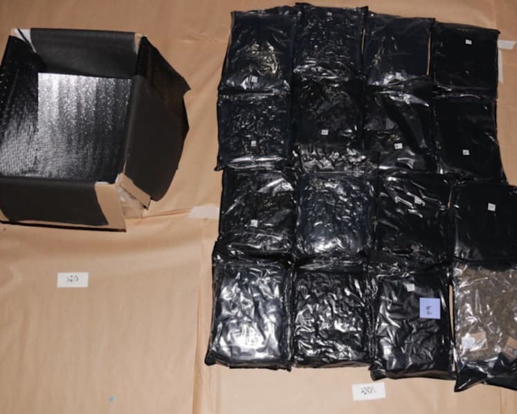 More than 500kg of cannabis seized at Pasir Panjang scanning station