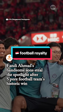 That is one good-looking family #8dayssg #8dayssglocalent #ikhsanfandi #ilhanfandi #football 