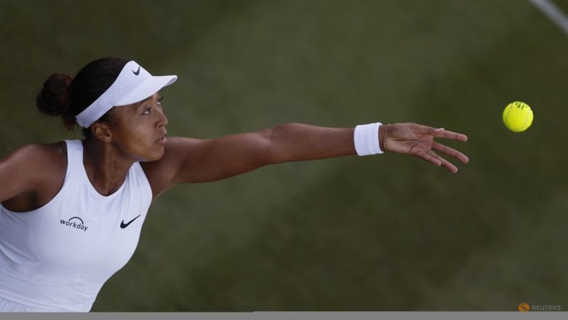 Osaka overcomes spirited Gibson to reach Wimbledon second round