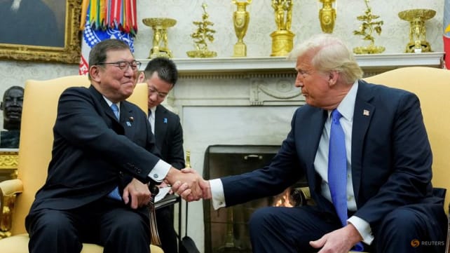 Japan's Ishiba heads to G7 to press Trump to drop auto tariffs