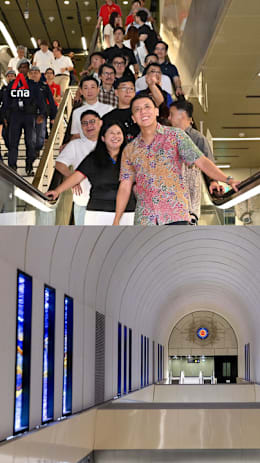 New Circle Line stations open for public preview