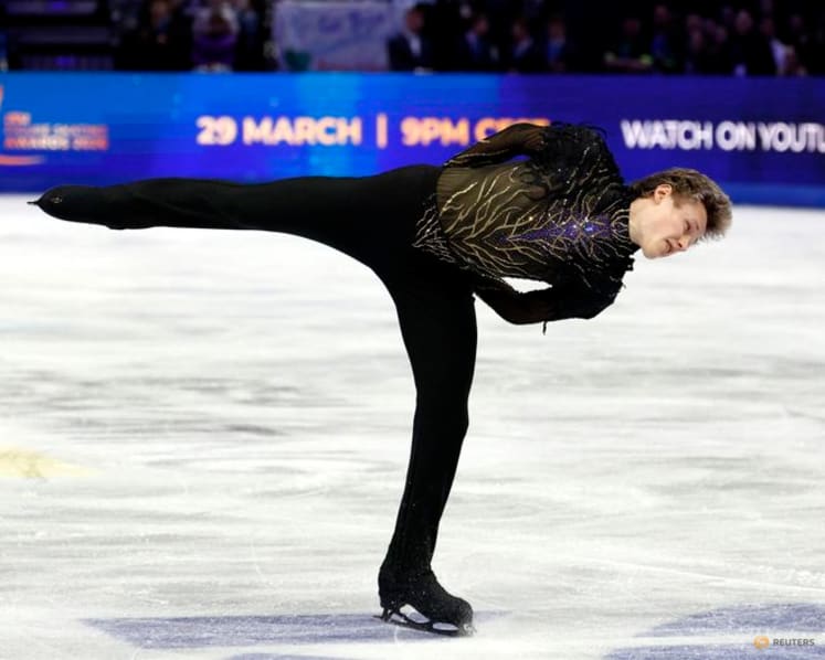 Figure skating-American Malinin earns Olympic redemption with world gold