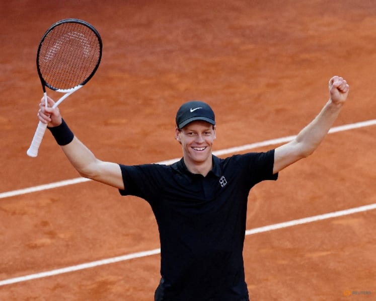 Sinner wins Italian Open to complete Masters collection