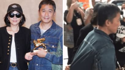 "It's Like Looking After A Child": Carina Lau Makes Tony Leung Face Media By Pulling His Jacket