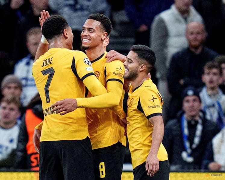 Nmecha double as Dortmund down Copenhagen 4-2