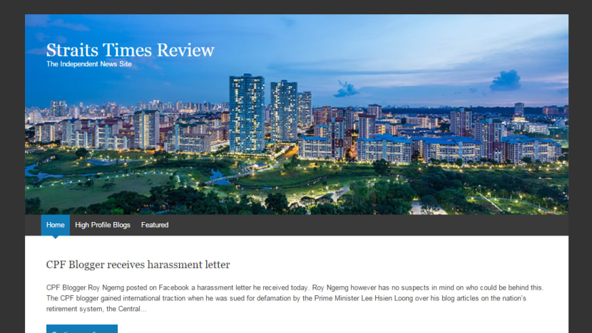 SPH takes steps against news site for borrowing its newspaper’s name