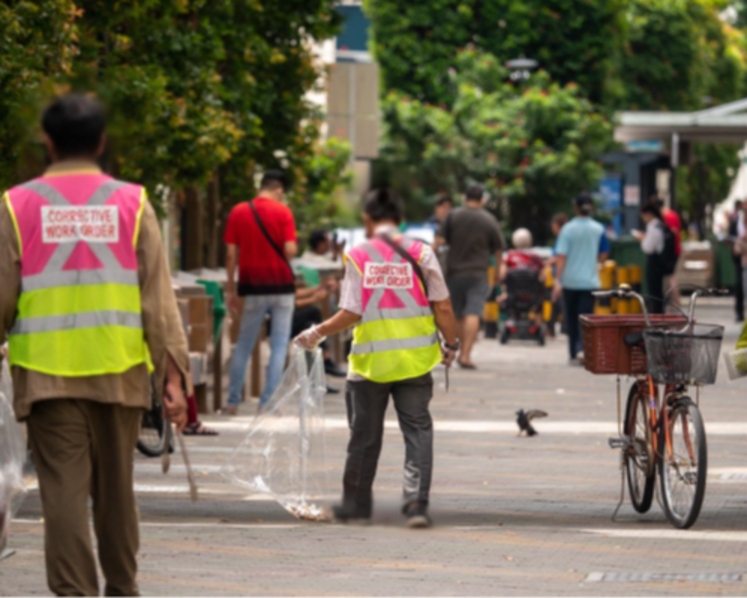 Litterbugs made to clean up city areas under corrective work order, NEA says move will 'further drive home' the message