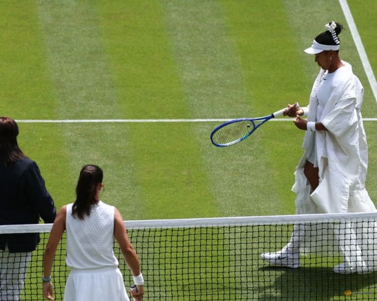 Osaka talks fashion but lets her game speak for itself in best Wimbledon run