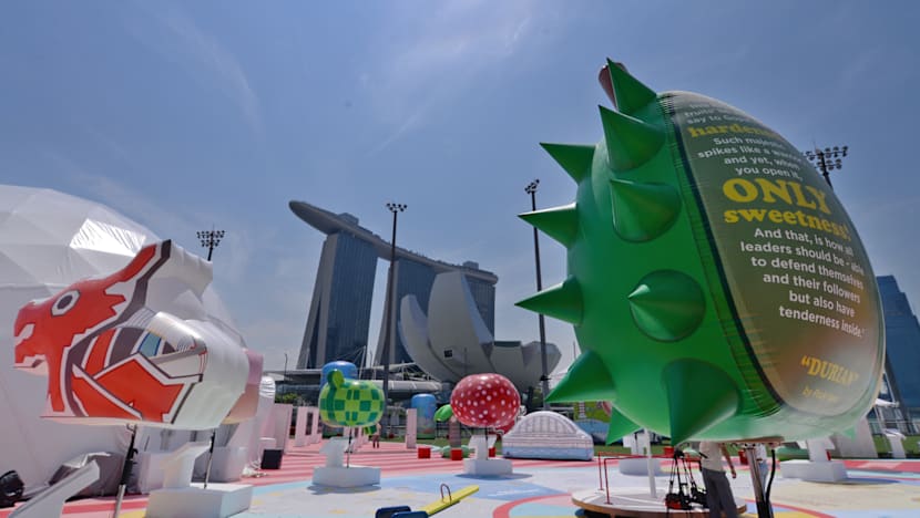 SG Heart Map on show at Marina Bay from Thursday
