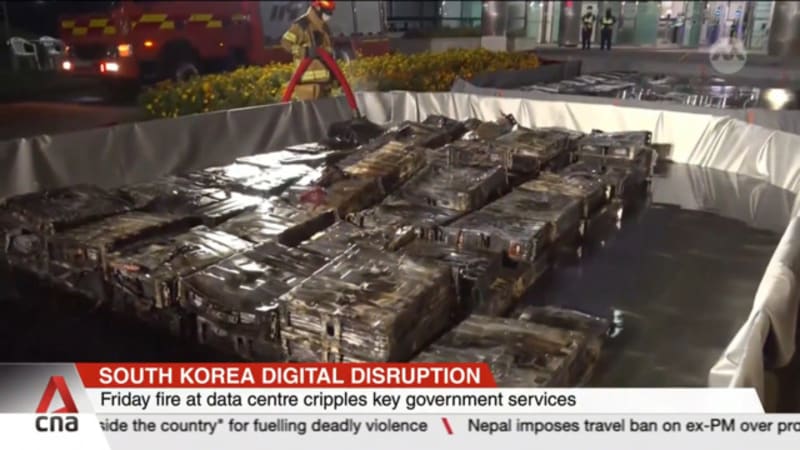 South Korean government scrambles to restore online services after server fire 