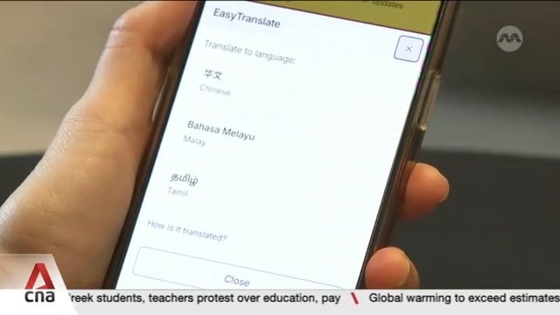 Digital accessibility: New widget EasyTranslate helps translate government websites 