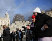 Four arrested after food thrown at Britain's Crown Jewels in Tower of London