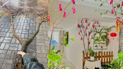 Woman In S’pore Repurposes Fallen Branches Into CNY Decor To Save Money