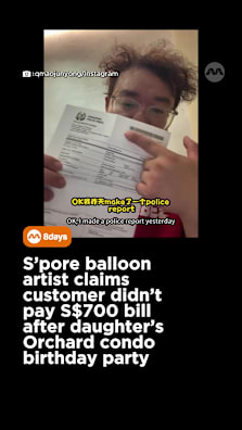 A promise to pay turned into talk of “legal fees”. #8dayssgtrending #8dayssg #BalloonArtist #customerdrama #eventvendor @Q毛骏勇 