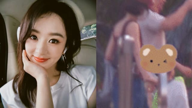 赵丽颖背心穿带娃　竟遭酸“妖里妖气”
