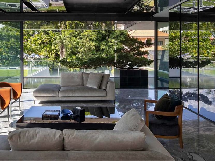 A three-storey family home in Singapore filled with local, contemporary art